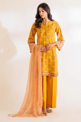 MUSTARD-LAWN-3 PIECE (6S24B3P038) BIN 59 R1