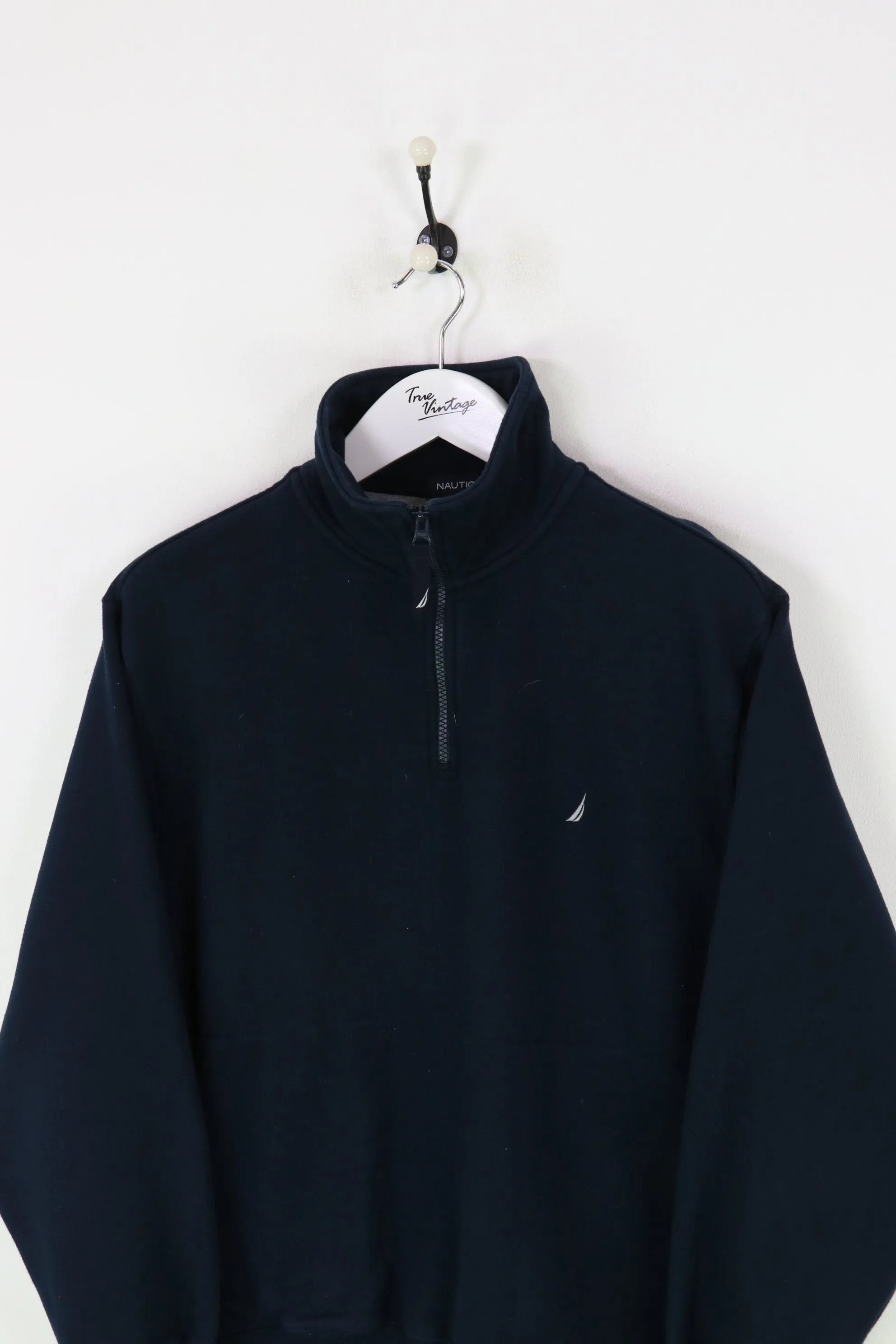 Nautica 1/4 Zip Sweatshirt Navy Medium