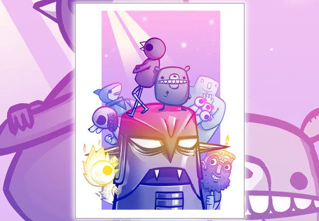 Nedroid Group Photo Print