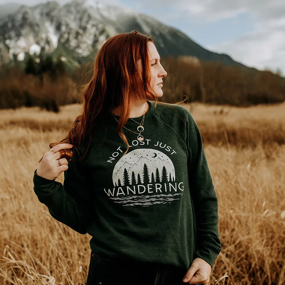 Not Lost Just Wandering Sweatshirt (Wholesale)