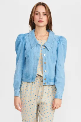 NUANIETTE JACKET  - Light Blue Denim