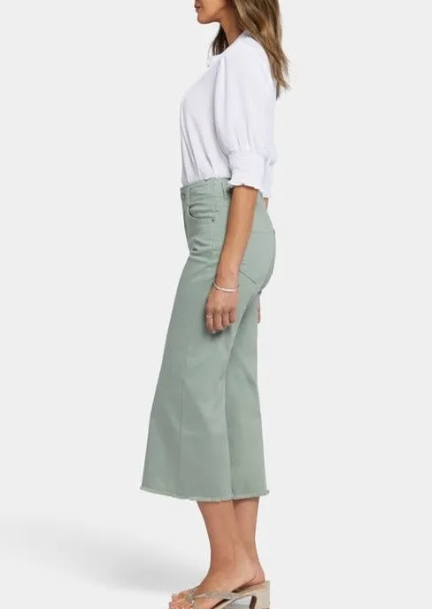 NYDJ - High-Rise Major Wide Leg Capri - Lilypad