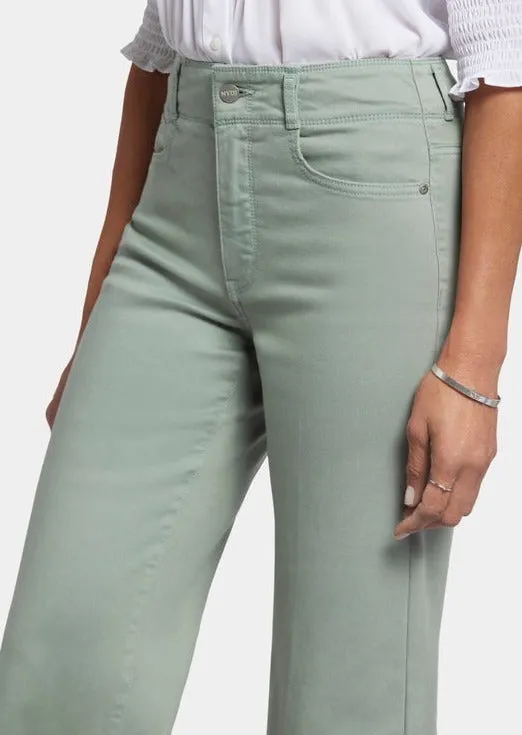 NYDJ - High-Rise Major Wide Leg Capri - Lilypad