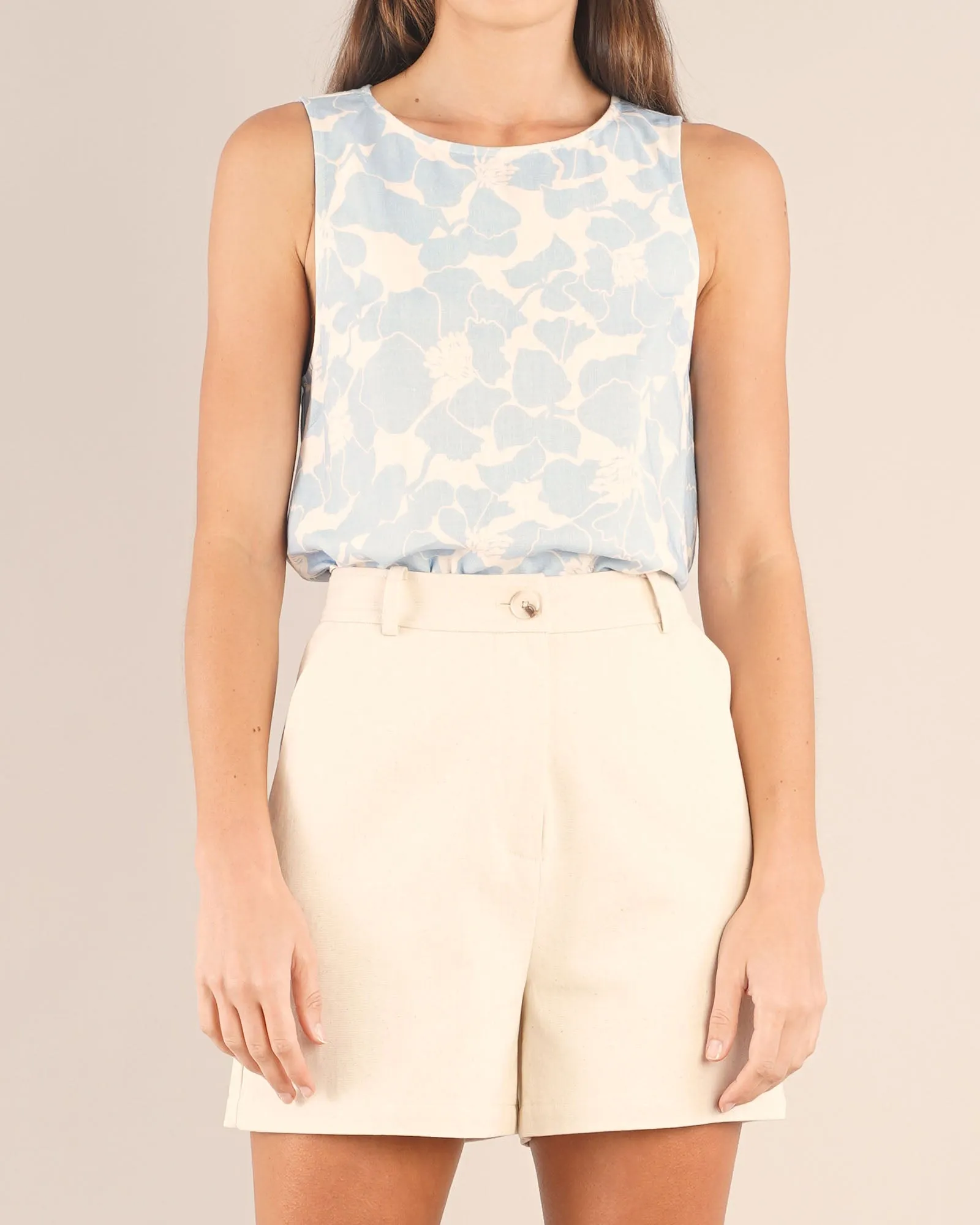 Odessa Linen Shell Top