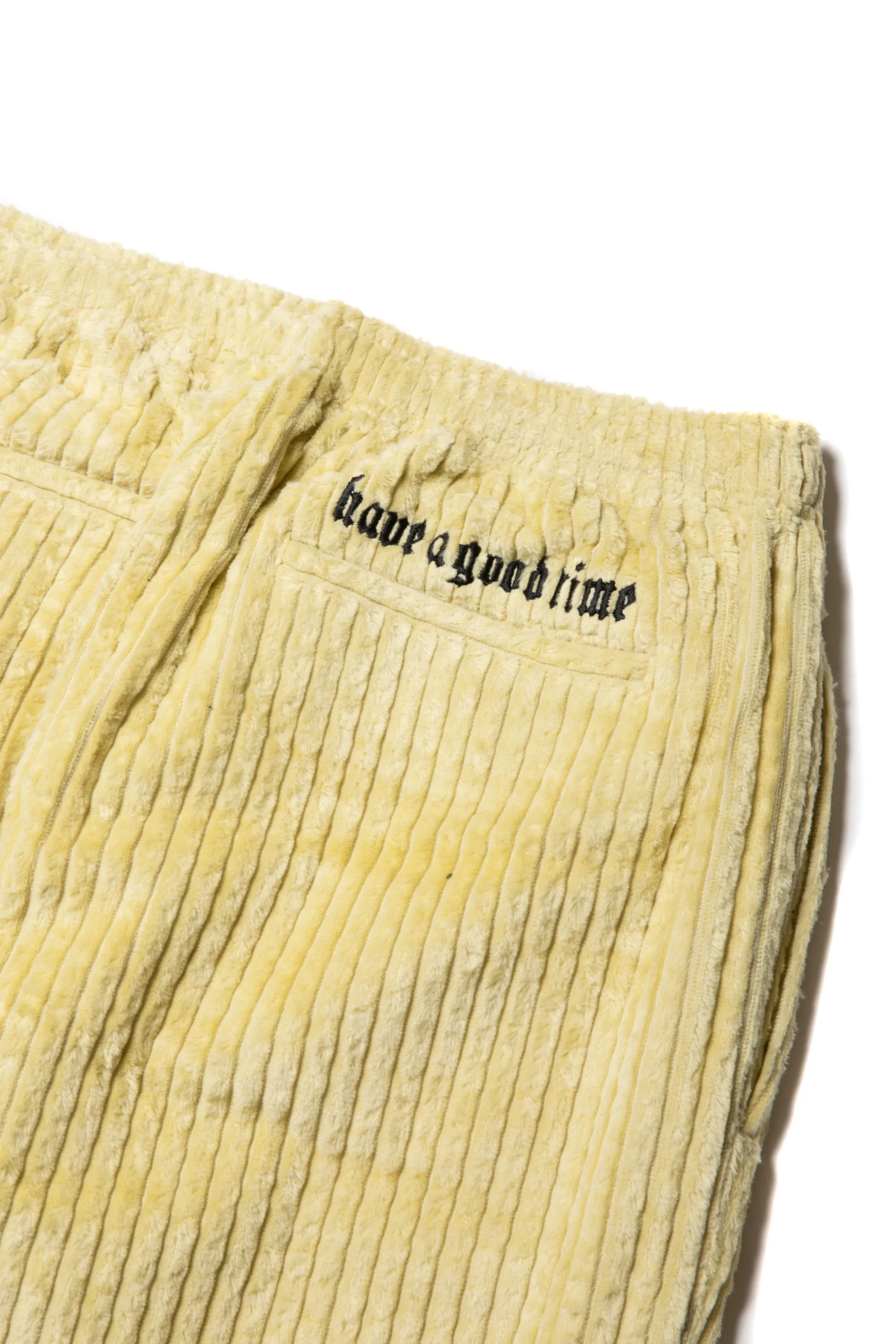 OLD ENGLISH LOGO CORDUROY PANTS LIME