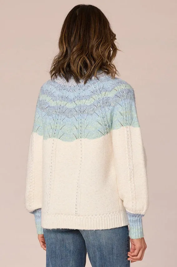 Ombre Pointelle Stitch Sweater