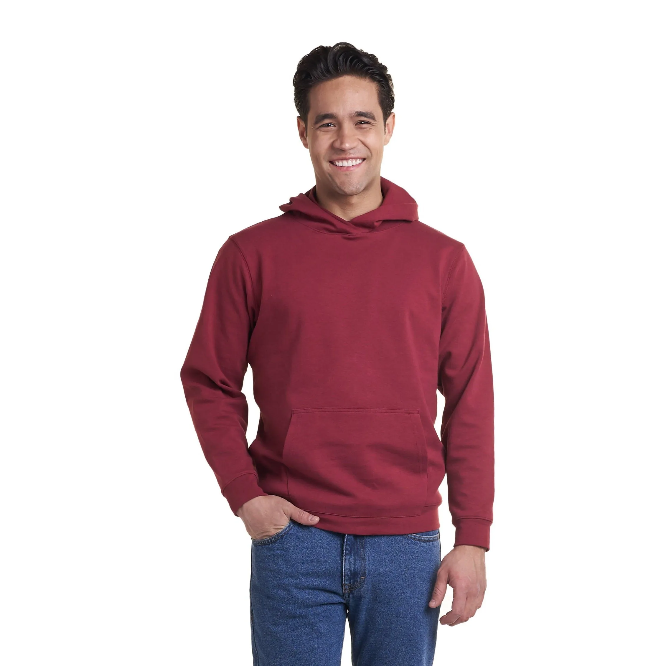 Pullover Hoodie - Washed Burgundy