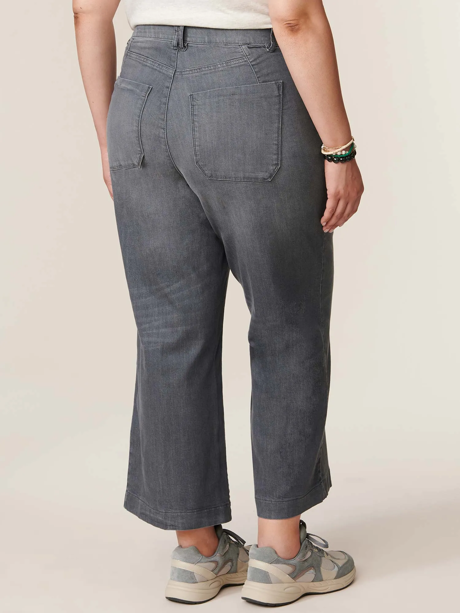 "Ab"solution® Plus Wide Leg Skyrise Vintage Jean