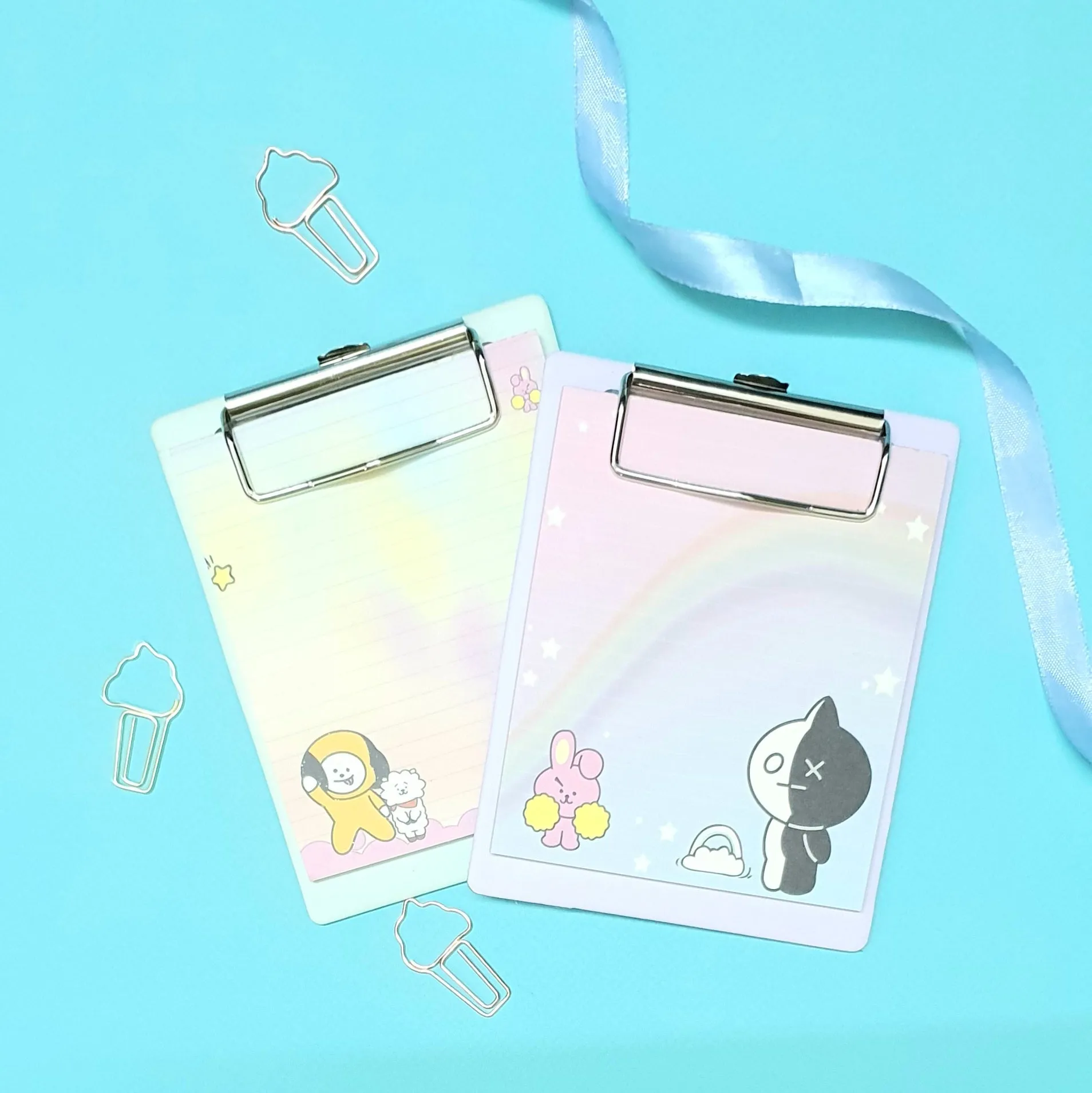 Rainbow Mini Clipboard with Memo Sheets