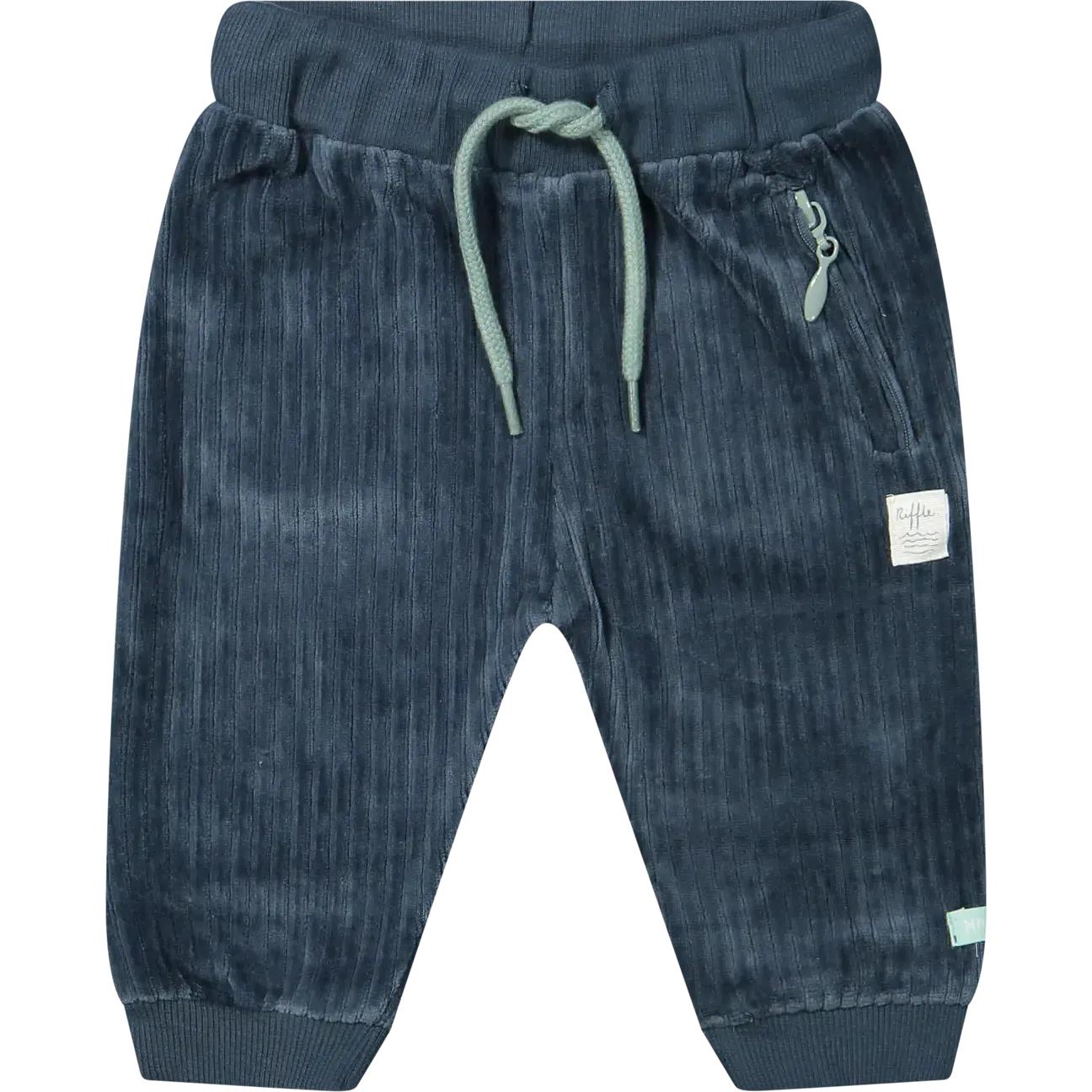 Riffle Amsterdam - Organic Jogger Pant - Blue Corduroy