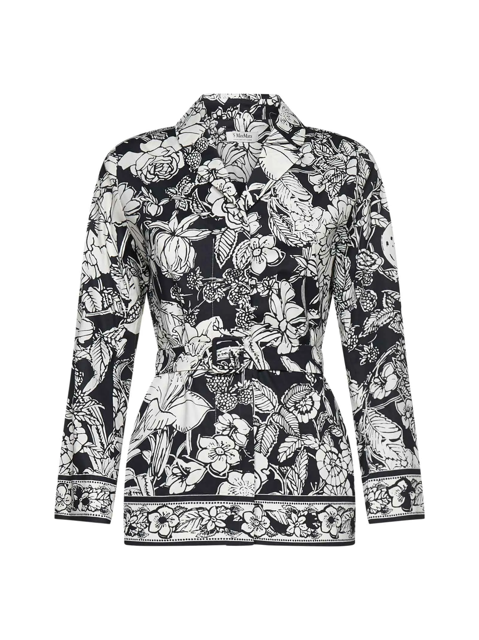 'S Max Mara All-Over Printed Long-Sleeved Jacket