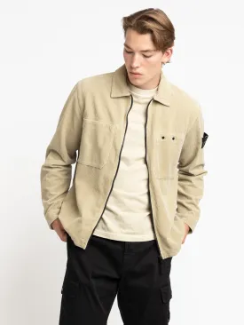 Sand Full Zip Corduroy Jacket