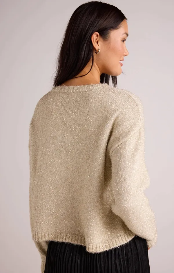 Shimmer Slouchy Sweater