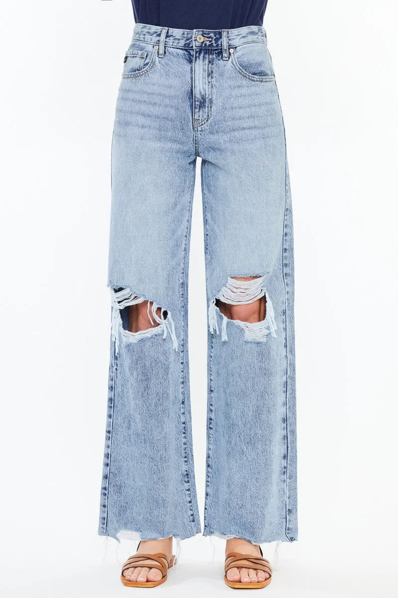 'Sight to See' Wide Leg Jean