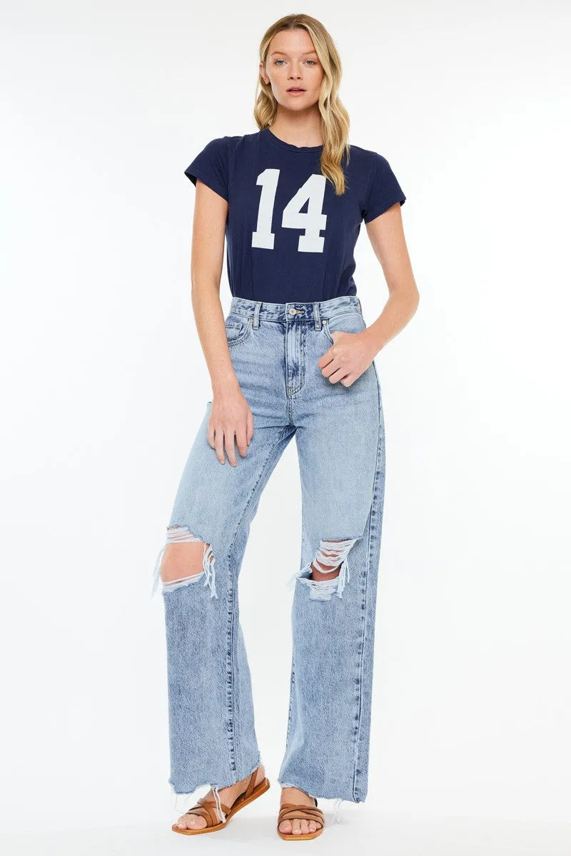 'Sight to See' Wide Leg Jean