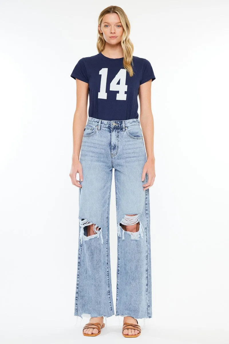 'Sight to See' Wide Leg Jean