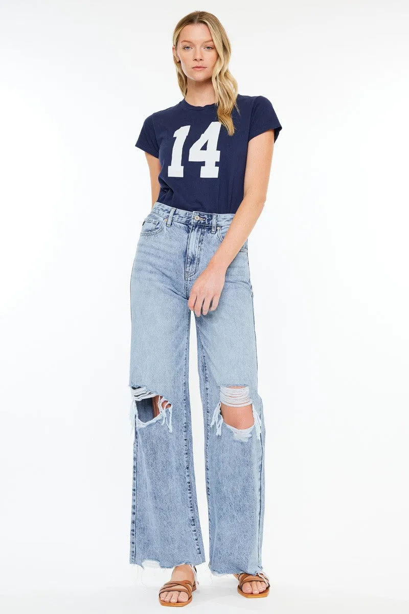 'Sight to See' Wide Leg Jean