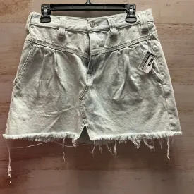 Skirt Mini & Short By Free People In Blue Denim, Size: 4