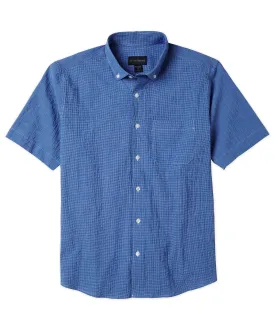 Stretch Cotton Seersucker Sport Shirt