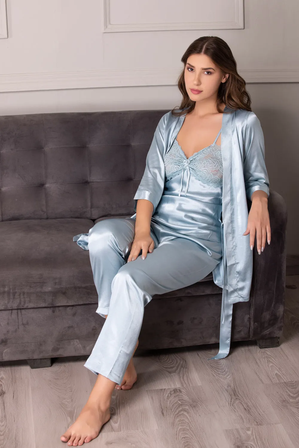 Summer Satin Sleep set