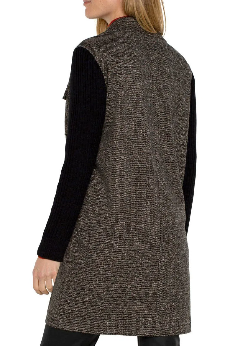 Sweater Sleeved "Coatigan"