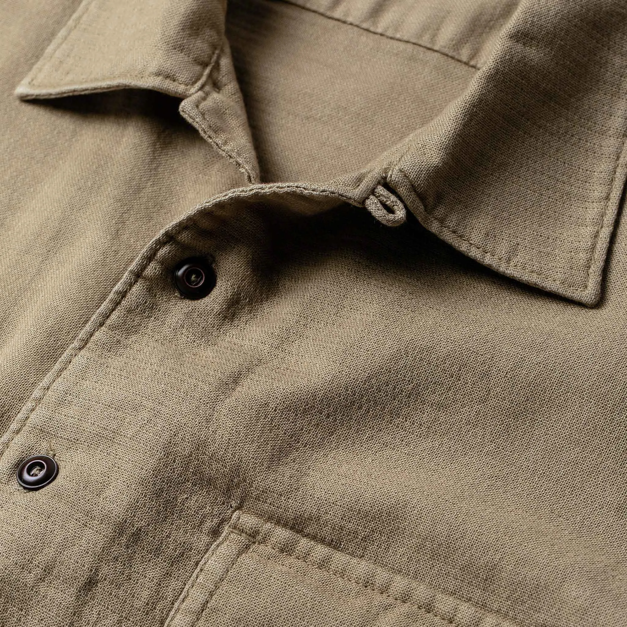 The Corso in Khaki Double Cloth