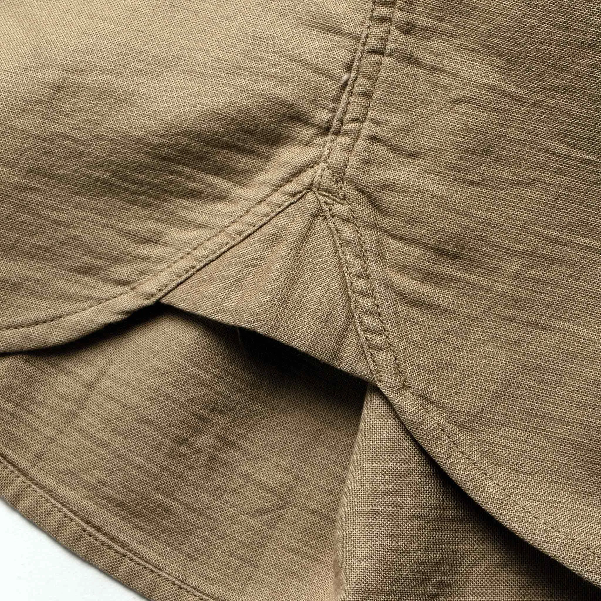 The Corso in Khaki Double Cloth