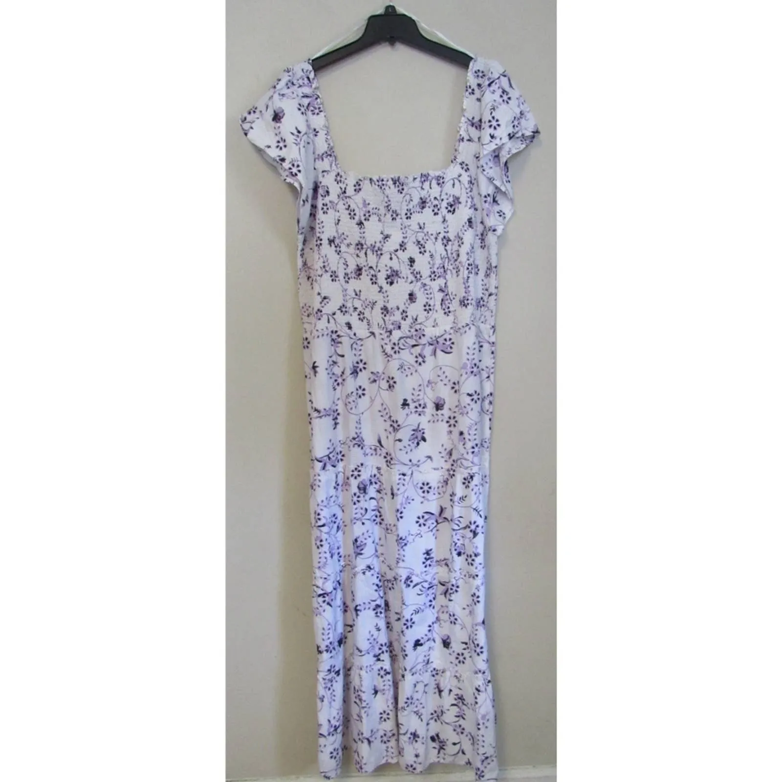 The Golden Globe Clothing Cotton Smocked Maxi Dress