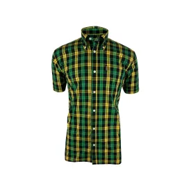 Trojan Records - TC/1034 Windowpane Check Black - Button Down Shirt