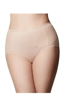 Very Clever Knickers 100% Cotton Underwear Maxi Brief in Nude T25017