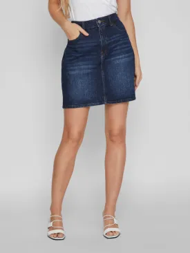 VIKAJA Skirt - Dark Blue Denim