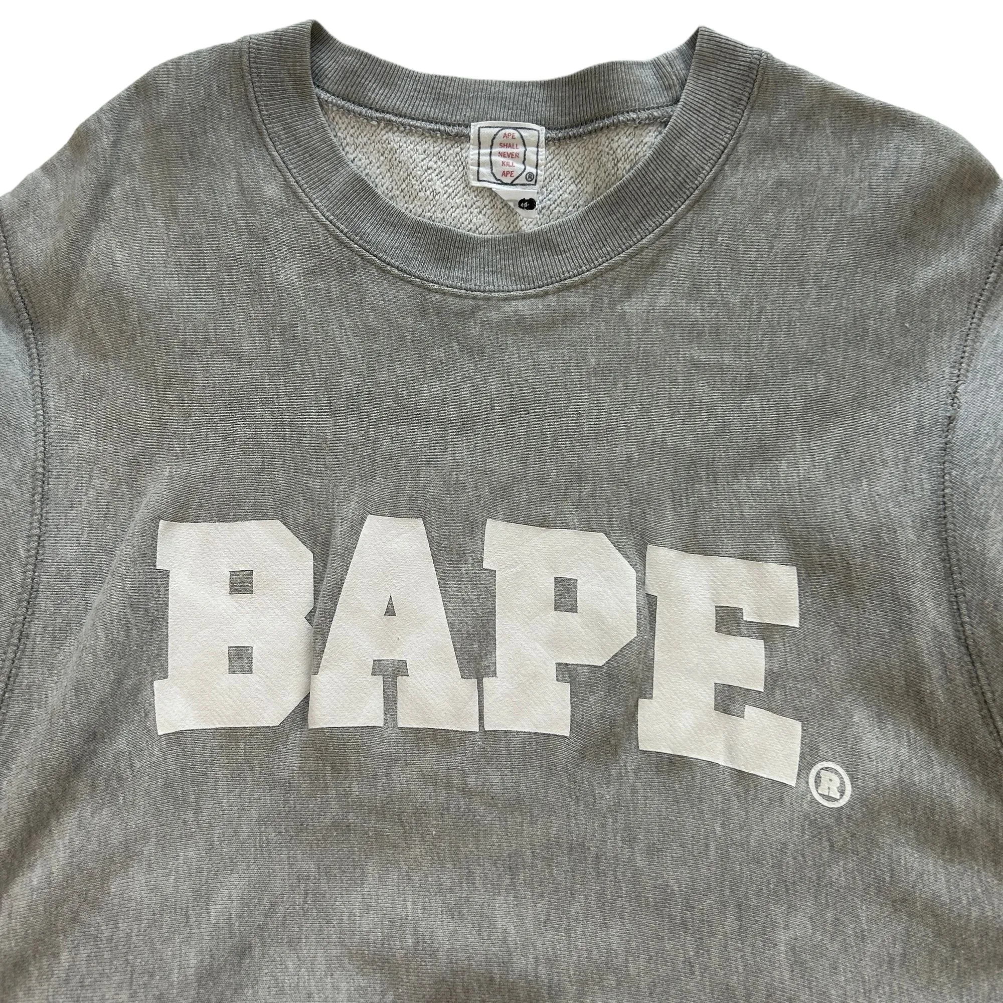 Vintage Bape Logo Sweatshirt Women's Size M