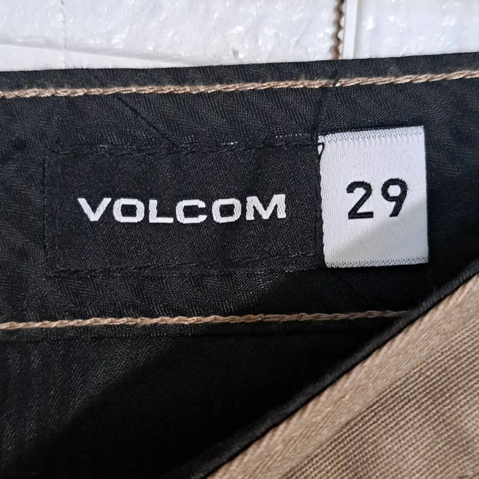 Volcom VMONTY STRETCH PANTS - KHAKI BROWN