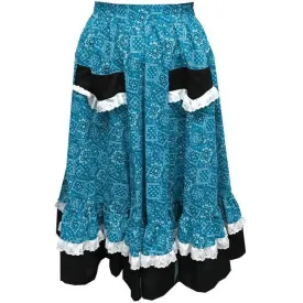 Western Bandana Prairie Skirt