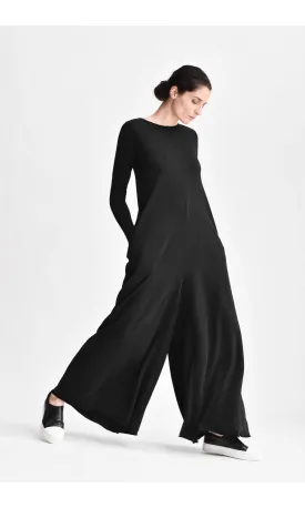 Wide Leg Maxi Jumpsuit