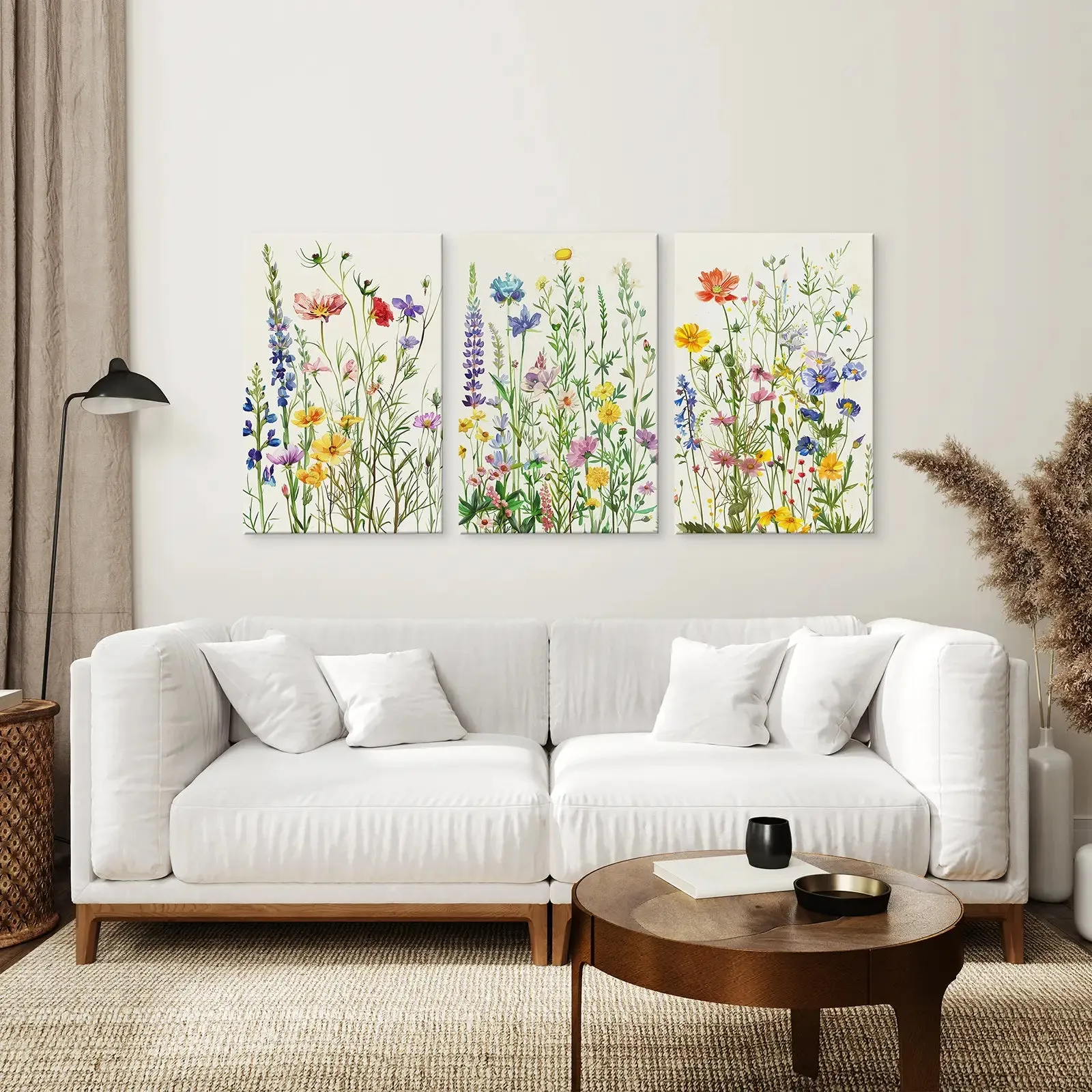 Wildflower Floral Wall Art Watercolor Prints