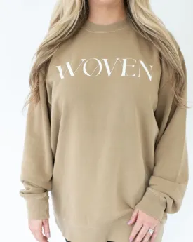 Woven Women Crewneck