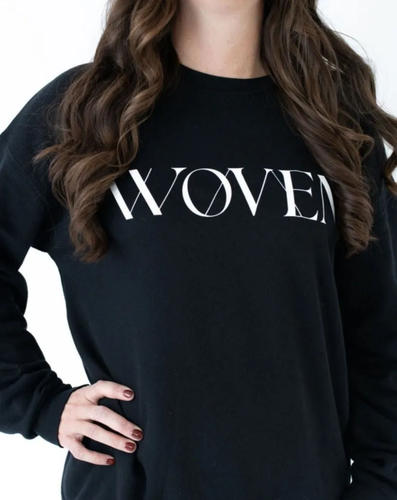 Woven Women Crewneck