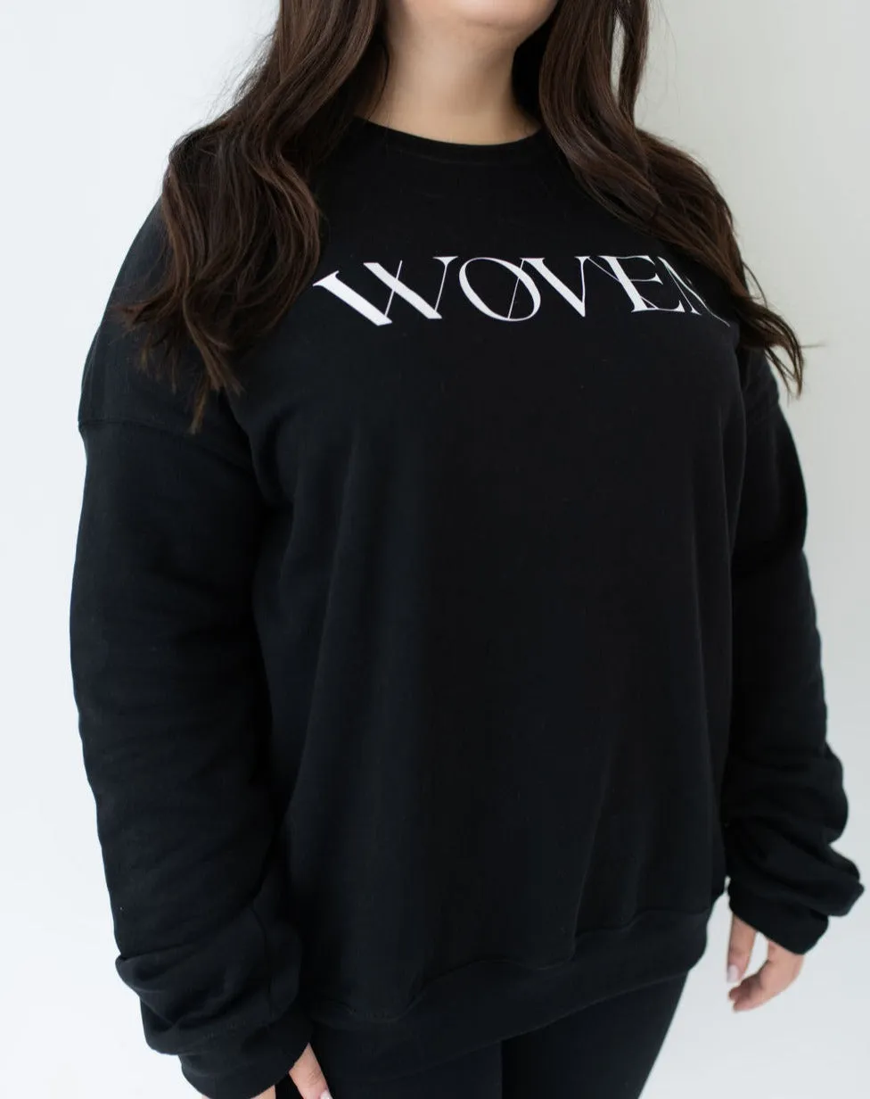 Woven Women Crewneck