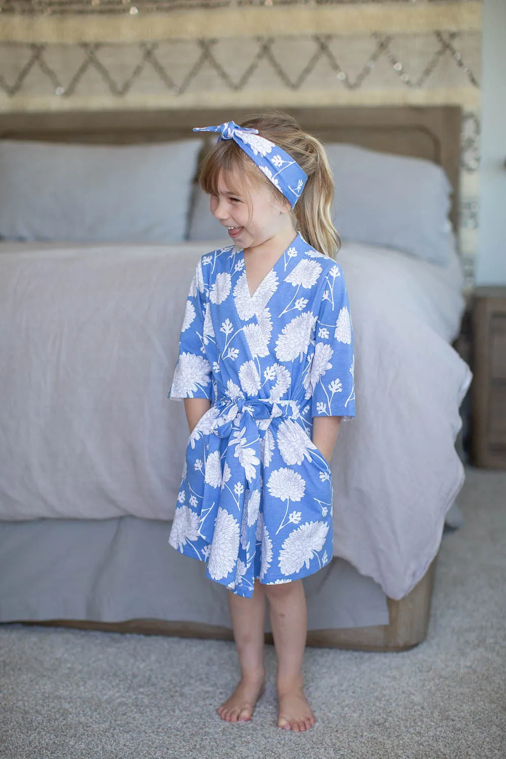 Zoe Floral Big Sister Robe