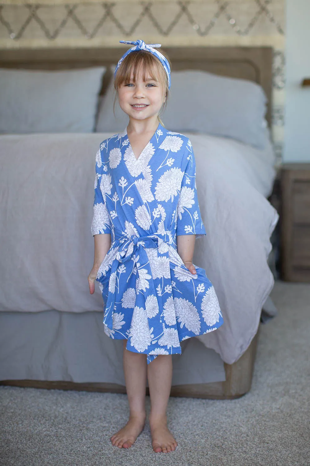 Zoe Floral Big Sister Robe