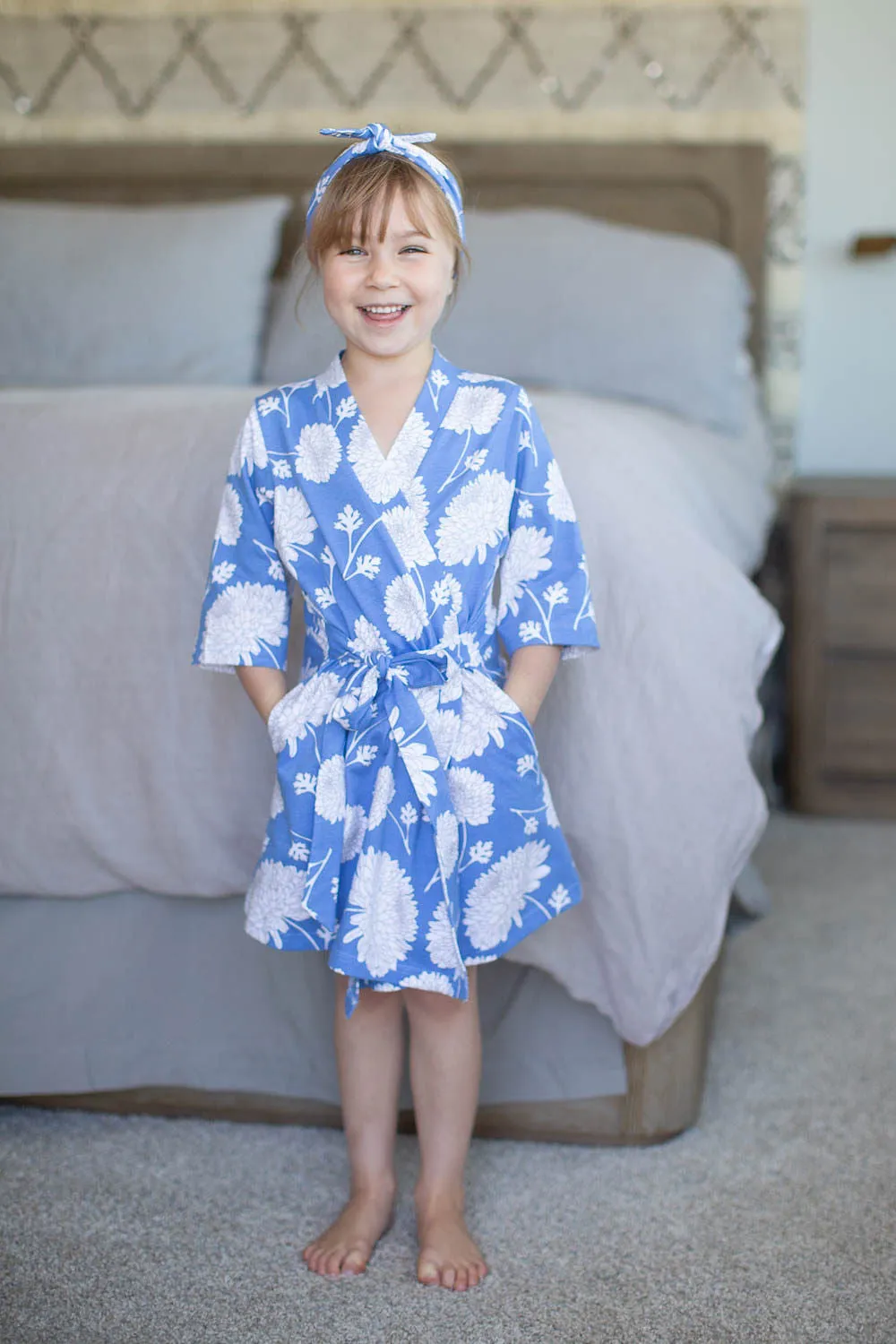 Zoe Floral Big Sister Robe