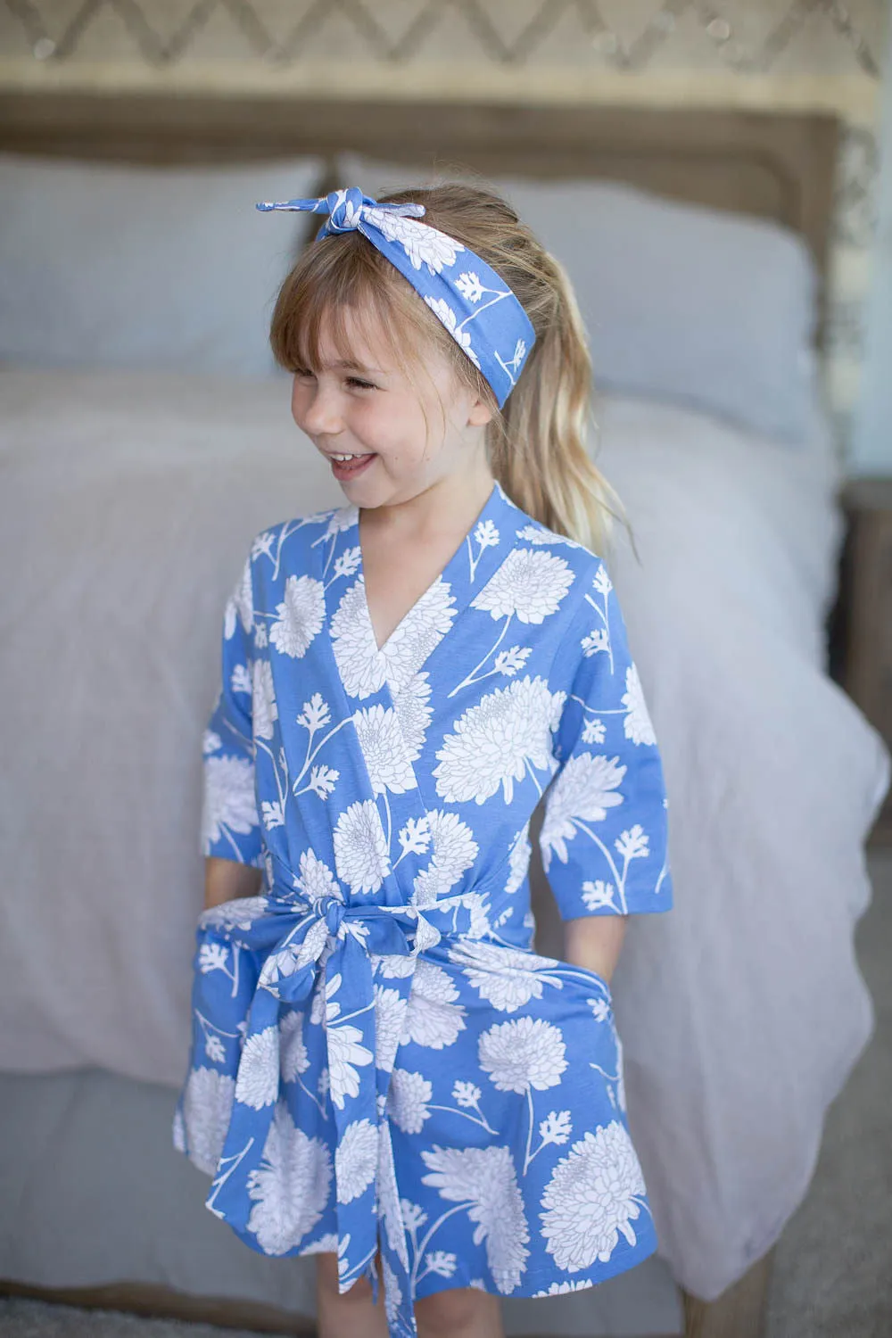 Zoe Floral Big Sister Robe